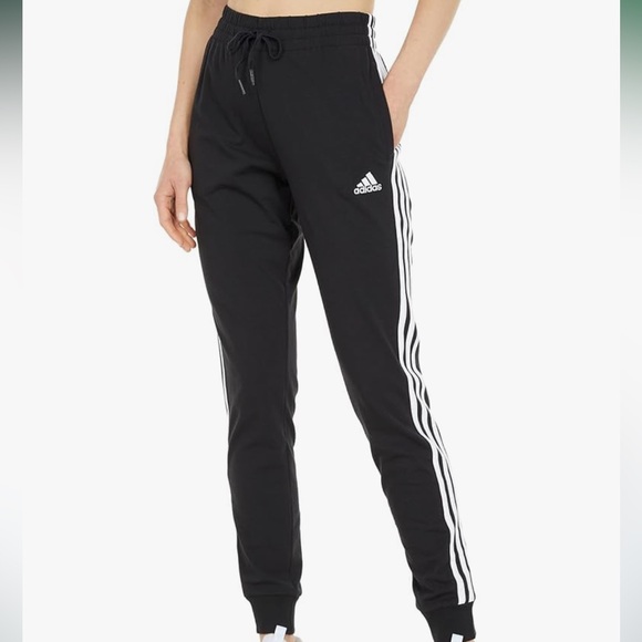 NWT Adidas Women's Three Stripe Pants - Picture 4 of 7